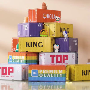 New Container Mini Iron <b>Box</b> Small Container Model <b>Storage</b> <b>Box</b> Creative Desktop Ornament <b>Storage</b> Rack Multi-Functional <b>Metal</b> <b>Box</b> - Product Image 1