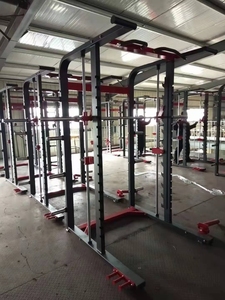 Máquina de Gimnasio Freeman con Carga de Discos, Smith Power <span class=keywords><strong>Rack</strong></span> - Sistema de Gimnasio Todo en Uno con Barra Guiada - Product Image 6