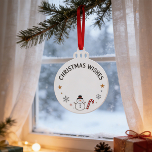 Ornements de Noël en aluminium blanc robuste de 1 mm pour sublimation, vierges, tendance, décorations festives métalliques artisanales - Product Image 3