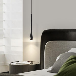 Italian-Style Minimalist Modern <b>LED</b> Pendant <b>Light</b> Designer-Created Long All-Copper Adjustable Height Dimmable Bar <b>Light</b> <b>Living</b> - Product Image 6