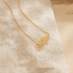 S925 plata esterlina DIY pareja collar pulido diamante inglés plata colgante Europeo Americano fino colgante collares - Product Image 5