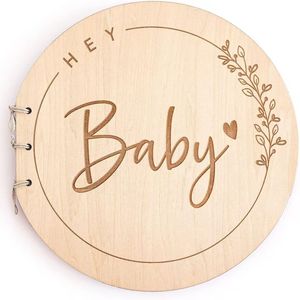Cartes de jalons de développement pour bébé en peuplier personnalisées en gros, accessoires de photographie pour nouveau-nés en bois, décoration intérieure, annonce de <span class=keywords><strong>naissance</strong></span> pour baby shower - Product Image 2