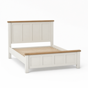 Custom <b>Bed</b> Size Classic Panel Modern White Extendable Wooden <b>Bed</b> <b>Frame</b> Queen Size <b>Platform</b> Headboard Home Hotel - Product Image 1