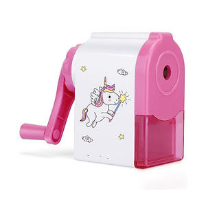 <b>Custom</b> Logo Fancy School Students Kids Plastic Sharpener for <b>Pencil</b> - Product Image 1