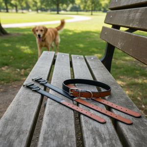 Luxe, lichtgewicht, comfortabel microvezel lederen verstelbare halsband voor katten & honden met letterpatroon - Product Image 1