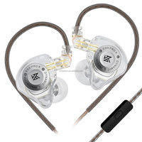 KZ EDX PRO X Écouteurs intra-auriculaires professionnels filaires pour monitoring de scène, avec transducteur dynamique, pour la performance musicale