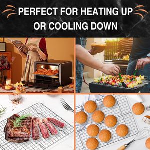 Great Quality 400x600mm Stainless Steel Food Fruit Vegetables Drying <strong>Baking</strong> Tray Wire Bakery Cooling <strong>Rack</strong> - Product Image 2