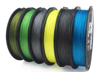 Vente en gros 300m 8X JOF Ligne de pêche tressée en PE multifilament super résistante Eau salée 8 brins Anti-morsure de poisson Ligne en PE