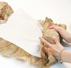 <span class=keywords><strong>Papier</strong></span> d'emballage en forme de nid d'abeille, <span class=keywords><strong>pour</strong></span> les célébrations mobiles, emballage cadeau, réutilisable, expédition, rouleau d'amortissement à bulles, biodégradable - Product Image 4