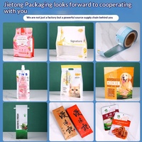 Film composite en rouleau BOPP/AL/PE pour sacs d'emballage de farine à fond soufflé, imprimés numériquement sur mesure, en aluminium, pour alimentation sous vide - Jie Tong