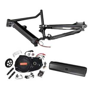 Kit de cadre E-MTB 148*12mm 17'' 19'' pour <span class=keywords><strong>moteur</strong></span> central <span class=keywords><strong>Bafang</strong></span> Torque M510 M560, cadre de vélo électrique Enduro AM 29ER avec batterie 48V 21Ah - Product Image 5