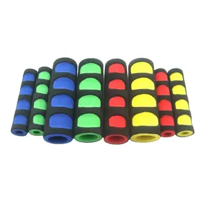 Empuñaduras de espuma de tubo de espuma NBR de doble color para equipos de fitness