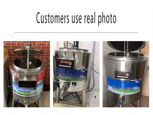 Tanque de Pasteurización Automática de Acero Inoxidable 304 de Grado Alimenticio para <span class=keywords><strong>Leche</strong></span>, <span class=keywords><strong>Leche</strong></span> de Cabra, Yogur y Productos Lácteos - Product Image 6