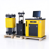 Machine d'essai de compression du béton servo-hydraulique 2000 kN, testeur de résistance à la flexion des cubes et des poutres, conforme aux normes ASTM EN ISO