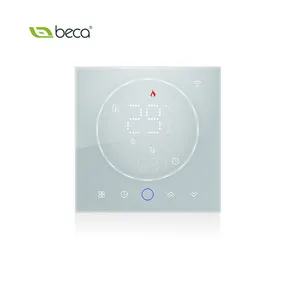 Becasmart BHT-008 Chauffage Thermostat Nid CVC Smart Wifi Sans Fil Chaleur Termostato Wifi pour Salle De Bains Centre Commercial Chambre D'hôpital