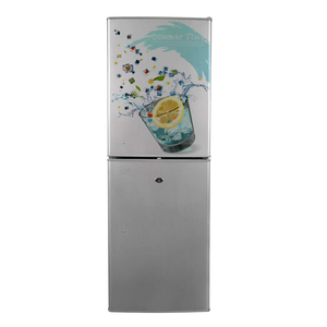 Haute qualité BCD-108 <span class=keywords><strong>litres</strong></span> haut de gamme-<span class=keywords><strong>congélateur</strong></span> en acier inoxydable réfrigérateur vertical solaire/électricité ménage extérieur Portable - Product Image 2
