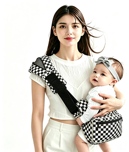 Personalized Baby Sling <strong>Carrier</strong> for Infants <strong>Toddlers</strong> 6-36 Months Lightweight Cotton <strong>Hip</strong> Shoulder <strong>Carrier</strong> Side Front Carry - Product Image 1
