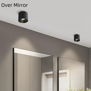 Lámpara de Techo LED Negra para Interiores, IP44, de Hierro, para Montaje en Superficie, con Bombilla Reemplazable, Foco de Techo - Product Image 4