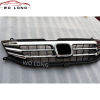 Rejilla delantera cromada para Honda Odyssey, color negro brillante, de alta calidad, 2009, 2010, 2011, 2012