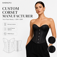 Corset Vintage Y2K sur Mesure avec Soutien Technique Intégré – Bustier de Luxe Marque Privée – Fabricant de Vêtements Féminins Tendance
