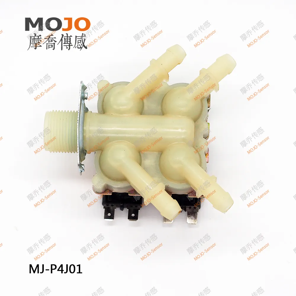 MJ-PJ4J01 G3/4 "-12MM 12V Quatre sorties connecter électrovanne normalement fermée