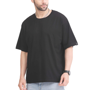 Camiseta ligera de algodón 100% de manga corta para hombre, talla grande, acabado antiarrugas, empaque compacto para viajes y estilo de vida en movimiento. - Product Image 1