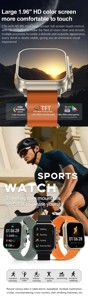 Smartwatch N22 con Chiamate BT, Auricolari 2-in-1 Integrati, NFC, Monitoraggio della Salute, Impermeabile, Orologio Sportivo Ultra con Cuffie, Standard IP67 - Product Image 4