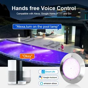 Hot Selling Fabriek Prijs 12V Onderwater Ip68 Waterdichte Tuya Wifi Multi Color Led Zwembad Licht