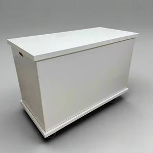 Chariot en bois moderne personnalisable Snack-Bar portable pour la restauration extérieure du parc de l'hôtel Mobilier commercial au design unique de panneaux de bois - Product Image 1