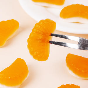 Fabricante Vende al por Mayor Variedad de Gomitas de Frutas Surtidas, Gomitas Agridulces con Sabor a Naranja, Certificadas Halal - Product Image 3