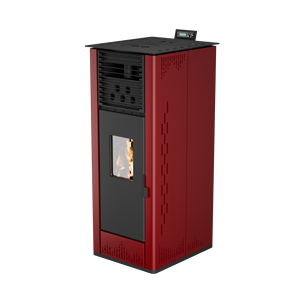 Estufa Moderna de Fuego Real con Circulación de Combustión Radiador Calefactor de <span class=keywords><strong>Caldera</strong></span> de <span class=keywords><strong>Pellets</strong></span> de Biomasa de Bajo Consumo <span class=keywords><strong>para</strong></span> Villa Ecológica - Product Image 5