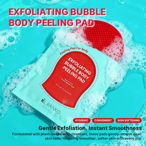 Guante Exfoliante Corporal Desechable de Marca Privada OEM, Sin Enjuague, <span class=keywords><strong>con</strong></span> Jabón Incorporado, para Viaje - Product Image 4