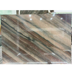 Lastra <span class=keywords><strong>di</strong></span> Marmo Bianco Argentato Lucidato, Pannello per Parete TV, Arredamento Interno Moderno e Minimalista - Product Image 6