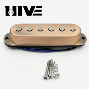 HIVE Cubierta Protectora de Pastilla de <span class=keywords><strong>Guitarra</strong></span> Eléctrica de Bobina Única de Latón de Alta Calidad con Imán Cerámico SSS 48 50 52mm para <span class=keywords><strong>Guitarra</strong></span> Eléctrica ST - Product Image 6