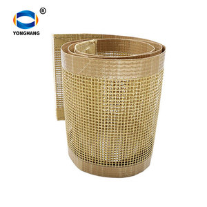 Bandas transportadoras de malla abierta de PTFE Kevlar 6010 4X4 con empalme castellado/empalme tipo clip/empalme espiral PEEK/empalme tipo bovino/empalme tipo cocodrilo - Product Image 5