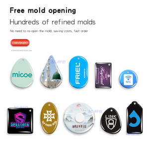 SC-RFID nhà máy tùy chỉnh không thấm nước NFC Keychain kiểm soát truy cập 13.56MHz tùy chỉnh NFC Keychain RFID thông minh Epoxy keyfobs - Product Image 5