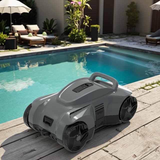 Automatic Robotic Pool Cleaner  for Efficient Cleaning of Pool Floor