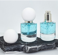 Bouteilles carrées d'emballage de sérum pour le visage d'huile d'essence d'émulsion corporelle en verre de 30mL pour crème liquide cosmétique