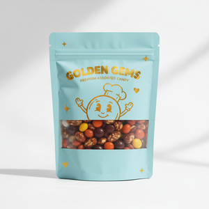 Sachet Doypack refermable à <span class=keywords><strong>film</strong></span> métallisé barrière aux rayons UV pour bonbons biologiques, 4oz, approuvé FDA, pour voyage - Product Image 1