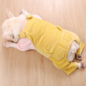 Celana Suspender Musim Dingin Hewan Peliharaan Pakaian Nyaman Anjing dengan Tali Yang Dapat Disesuaikan - Product Image 3