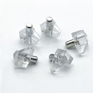 Soportes de cristal Xiangzhen de 5 mm, 8,5 mm y 11 mm, separadores de plástico transparente para estantes de vidrio de gabinetes de cocina - Product Image 3