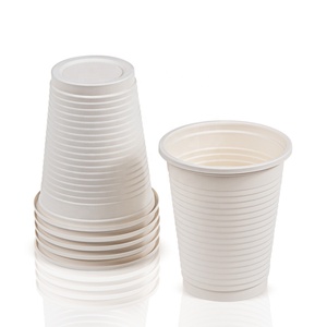 BPA free new design disposable biodegradable plastic coffee cups with corn starch raw material