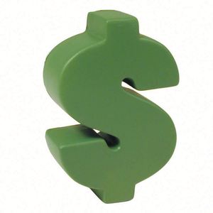 Balle anti-stress en PU personnalisée avec logo, jouet publicitaire en forme de dollar, vente en gros - Product Image 1