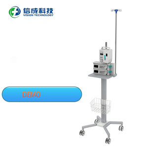 Carro médico portátil de estilo industrial para <span class=keywords><strong>Hospital</strong></span>, bomba de infusión, varilla de inyección, carrito de cánula nasal de Metal entregado en fábrica - Product Image 5