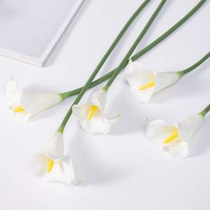 Flores Artificiales <span class=keywords><strong>de</strong></span> <span class=keywords><strong>Cala</strong></span> <span class=keywords><strong>de</strong></span> PU <span class=keywords><strong>de</strong></span> Alta Gama al por Mayor para Decoración <span class=keywords><strong>de</strong></span> Bodas, Arreglos Florales <span class=keywords><strong>de</strong></span> Mesa, Flores para Bodas - Product Image 5