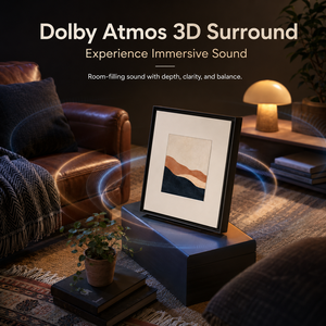 Haut-parleur Bluetooth 120W en forme de cadre d'art avec <span class=keywords><strong>Dolby</strong></span> <span class=keywords><strong>Atmos</strong></span>, cadre musical mural personnalisable, haut-parleur audio <span class=keywords><strong>sans</strong></span> <span class=keywords><strong>fil</strong></span> pour TV et maison - Product Image 2