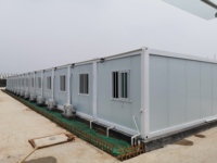 Maison conteneur modulaire de luxe de 40 pieds en panneaux sandwich, maisonnette préfabriquée détachable pour hôtels, villas, camping - Durable, moderne et élégante