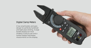 GOYOJO DC-DT-370 4000 Counts Heavy Duty 200A AC <b>MINI</b> 1.2inch (30mm) Open Jaw Open Jaw <b>Clamp</b> Meter - Product Image 5