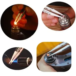 Pince à souder à pointe céramique droite, antistatique, résistante aux acides, pour réparation électronique de précision, pince céramique inversée - Product Image 4