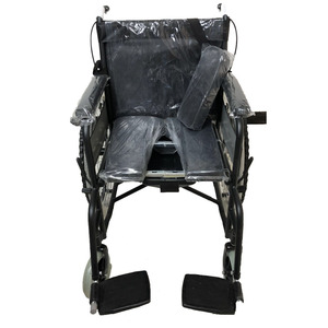 Manufacturer wholesales <b>folding</b> lightweight wheelchairs with <b>commode</b>, portable wheelchairs for the elderly and disabled, - Product Image 2